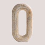 Vase en bois de manguier kerala ?34 cm