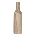 Vase en bois de paulownia marron clair h47