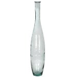 Vase bouteille en verre recyclé h100 Vase bouteille en verre recyclé h100