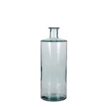 Vase bouteille en verre recycl� h40