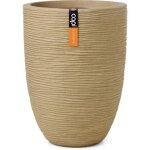 Vase capi europe bas rib nl 46 x 58 cm beige int�rieur ext�rieur wpc