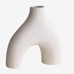 Vase en c�ramique sarkis blanc