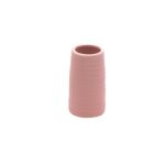 Vase ceramique syracuse 5x9cm rose d'ambre