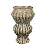 Vase en c�ramique vert h32