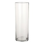 Vase cylindre en verre h55