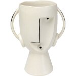 Vase face pot 30cm kare design