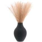 Objet d�coratif - botle - 25 cm - gris - pla - design contemporain