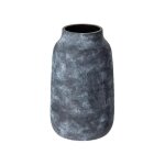 Vase � fleurs - briful - rustique - bleu marine - 16, 5 x 28 cm - d�coration int�rieure moderne