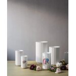 Vase en porcelaine lyngby - blanc - 25 cm - taille unique