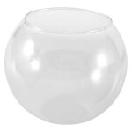 Vase sph�rique aquarium verre - transparent rond - d�coration aquatique