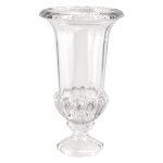Vase verre florence 37. 5cm transparent