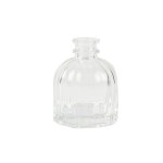 Vase verre rainure valentine 8. 1x6. 5cm transparent
