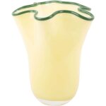 Vase en verre ruffles medium