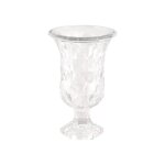 Vase verre venise 28. 5cm transparent