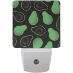 Veilleuse (avocat en tranches) lampe de sommeil led avec capteur automatique du cr�puscule a l'aube, ...