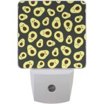 Veilleuse (avocat en tranches mignon) lampe de sommeil led d�corative automatique du cr�puscule a l'aube ...