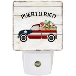 Veilleuse led enfichable camion de porto rico avec effet bois d'hibiscus et de grenouille lampe de nuit ...