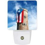 Veilleuse led enfichable avec capteur de mouvement du crepuscule a l'aube, phare du drapeau de porto ...