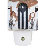 Veilleuse led enfichable porto rico porte murale delabree du crepuscule a l'aube lampe de nuit avec capteur ...