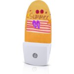 Veilleuse led d'ete a intensite variable - du crepuscule a l'aube - lampe murale a capteur automatique ...