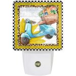 Veilleuses led a brancher en forme de citrouille, du cr�puscule a l'aube, pour salon, chambre a coucher, ...