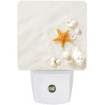Veilleuses led a brancher en forme d'�toile de mer, du cr�puscule a l'aube, pour salon, chambre a coucher, ...
