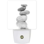 Veilleuse led a intensite variable - du crepuscule a l'aube - lampe murale a capteur automatique - pierres ...