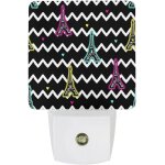 Veilleuse led tour eiffel de paris avec capteur automatique du crepuscule a l'aube, jolie veilleuse econome ...