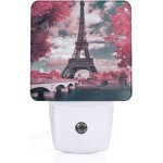 Veilleuse rose paysage tour eiffel prise led veilleuse adaptee aux garcons filles chambre couloir escaliers ...