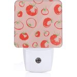 Veilleuse tomate de dessin anim�, capteur intelligent du cr�puscule a l'aube, pour chambre a coucher, ...