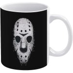 Vendredi 13 jason voorhees tasse blanche tasse a caf en cramique grande capacit facile a nettoyer ...