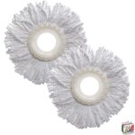 Venteo - recharge balai magique - lot de 2 lingettes pour balai serpillre  seau