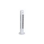 Ventilateur colonne oceanic blanc 45 w - hauteur 78 cm - 3 vitesses - oscillant - minuterie - blanc