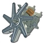 Ventilateur complet (moteur et p�le) (251357 - 18180) four cuisini�re (00651461 bosch siemens gaggenau ...