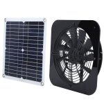 Ventilateur d'chappement aliment par panneau solaire 100w 18v, 13. 5 pouces, ventilateur de grenier ...