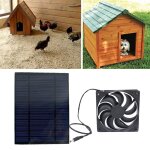 Ventilateur a panneau solaire portable, economie d'nergie, ventilation extrieure pour hangar, arbres ...