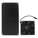 Ventilateur solaire 10 w, portable et conome en nergie, pour maison, camping, serre, poulailler