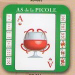 Veritable sous bocks 9x9cm 6 pi�ces as de la picole