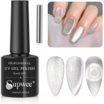 Vernis a ongles gel ?il de chat magn�tique - vernis a ongles magn�tique a paillettes larges - vernis ...