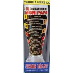 Verre a bire gant 29 cm 1. 5 l les 10 commandements de papa