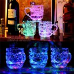 Verres a bire, tasse a bire, dragon, couleurs arc - en - ciel, lumire clignotante inductive, tasses ...
