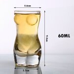 Verre a bire unique, verre a vin amusant, verres a liqueur, whisky, vodka, verre a cocktail, en forme ...