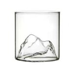 Verre a boire pour cocktails mont fuji, verre a whisky japonais, tasse a boire glacier, montagne 3d, ...