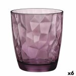 Verre bormioli rocco diamond violet verre (390 ml) (6 units)