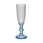 Verre a champagne - coupe a champagne - flute a champagne vivalto verre a champagne bleu cobalt 180 ml ...