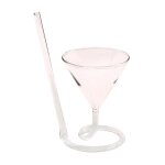Verre a cocktail 220ml, vis créative en spirale, molécule de paille, verre a vin, gobelet a champagne, ... Verre a cocktail 220ml, vis créative en spirale, molécule de paille, verre a vin, gobelet a champagne, ...