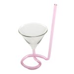 Verre a cocktail en paille pour cocktail, long verre a vin en spirale, rotatif, martini pour bar, fournitures ... Verre a cocktail en paille pour cocktail, long verre a vin en spirale, rotatif, martini pour bar, fournitures ...