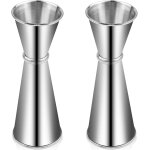 Verres doseurs a cocktail en acier inoxydable