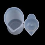 Verre doseur de gel de silice, cristal, epoxy, cristal, tasse doseuse de 100ml, tasse distributrice de ...