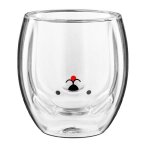 Verre a double paroi chiot tasse caf� et th� originale chien